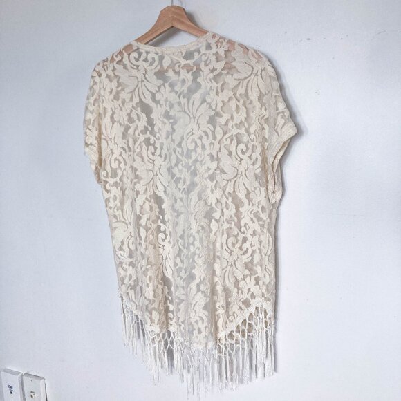 Lush Cream Lace Top - Picture 8 of 11